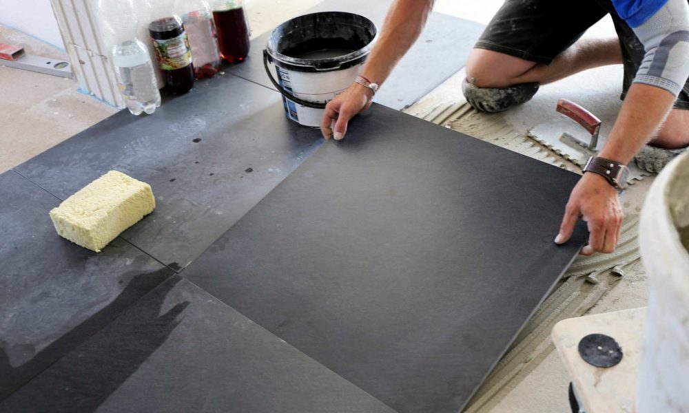 Posede carrelage à Auch dans une maison.