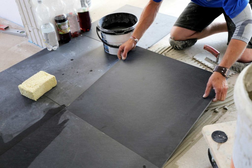 Posede carrelage à Auch dans une maison.